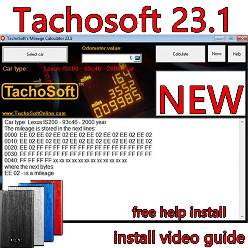 TachoSoftMileageCalculator231TachoSoftMileageCounterCalculation