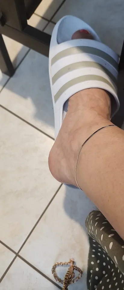 Simple Stainless Steel Gold Color Blade Chain Anklet photo review