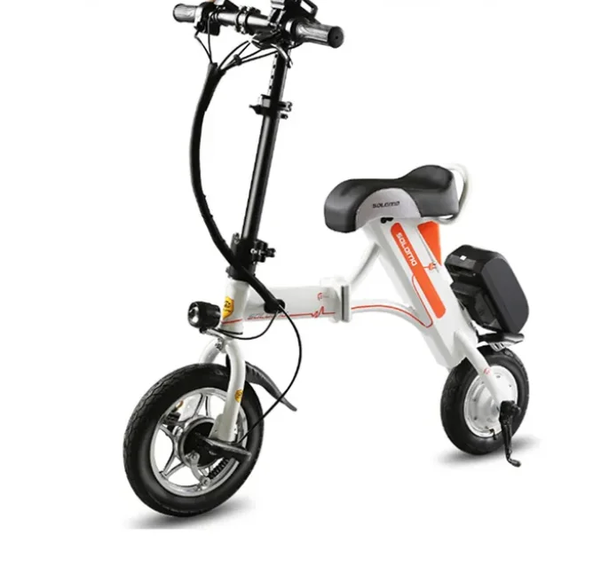 Mini folding electric bike lithium battery small two wheels bike adult scooters