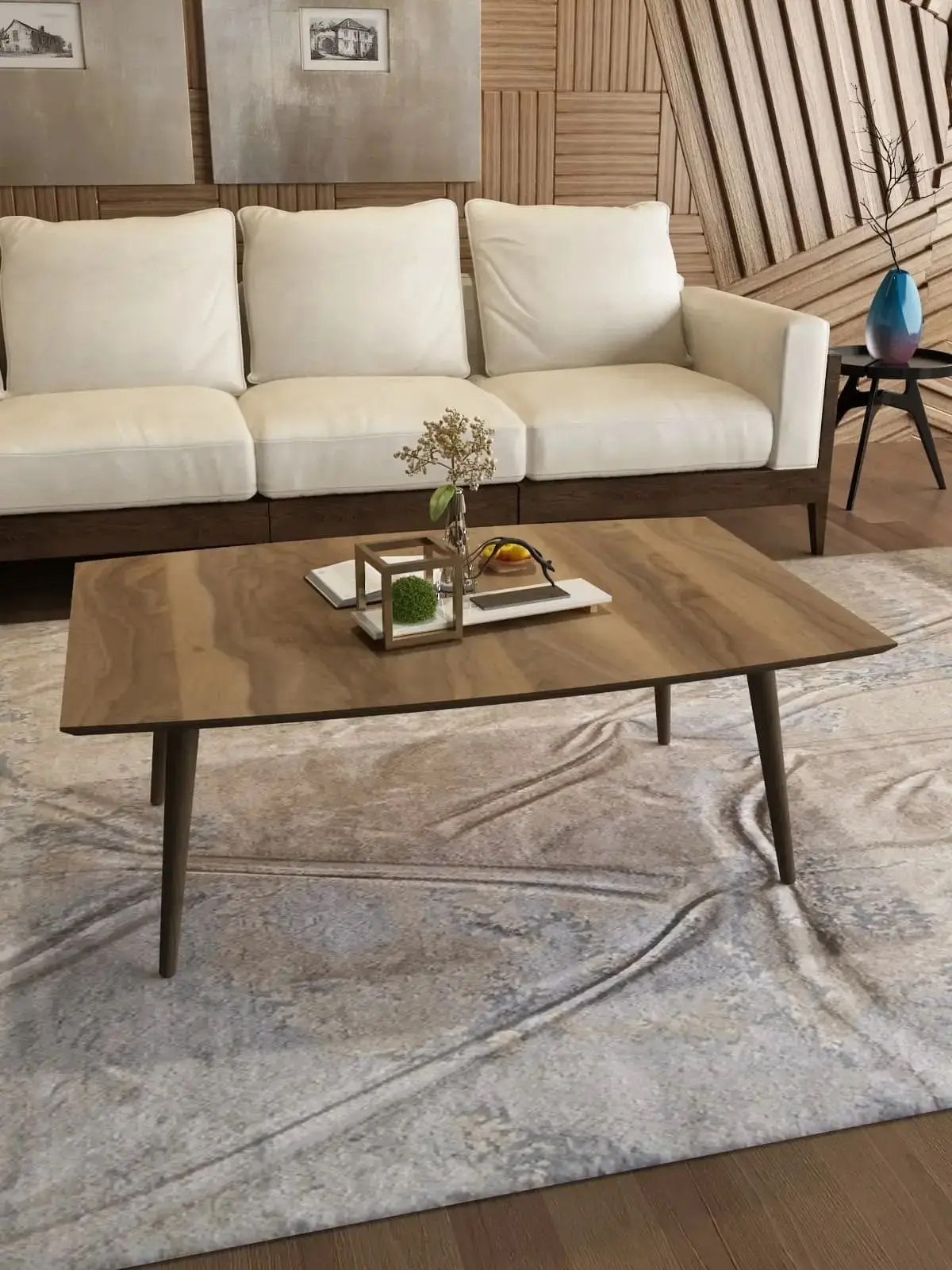 

Modern Coffee Table Scandinavian Wooden Leg De Monte Coffee Table Coffee Table Rectangle Living Room Table Furniture