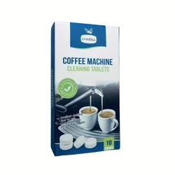 Universal Coffee Machine Cleaning Tablets - Eliminates Grease, Scale, and Residue - 10 Pieces