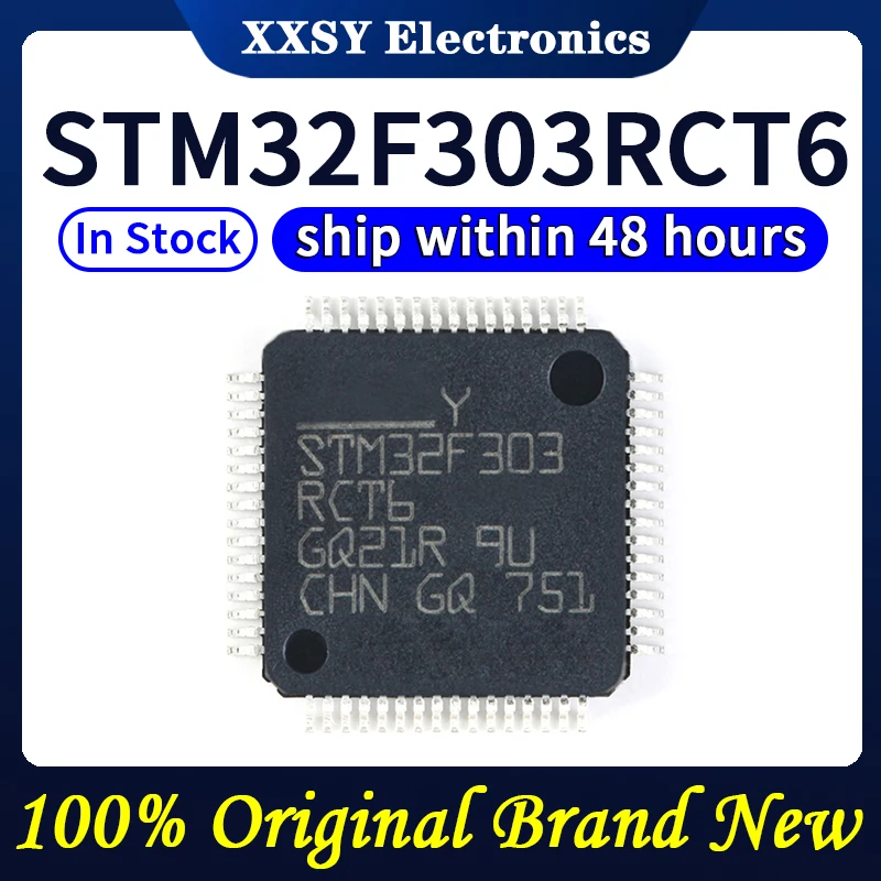 

Микроконтроллер чипа STM32F303RCT6 LQFP64 MCU/MPU IC однокристаллическая интегральная схема