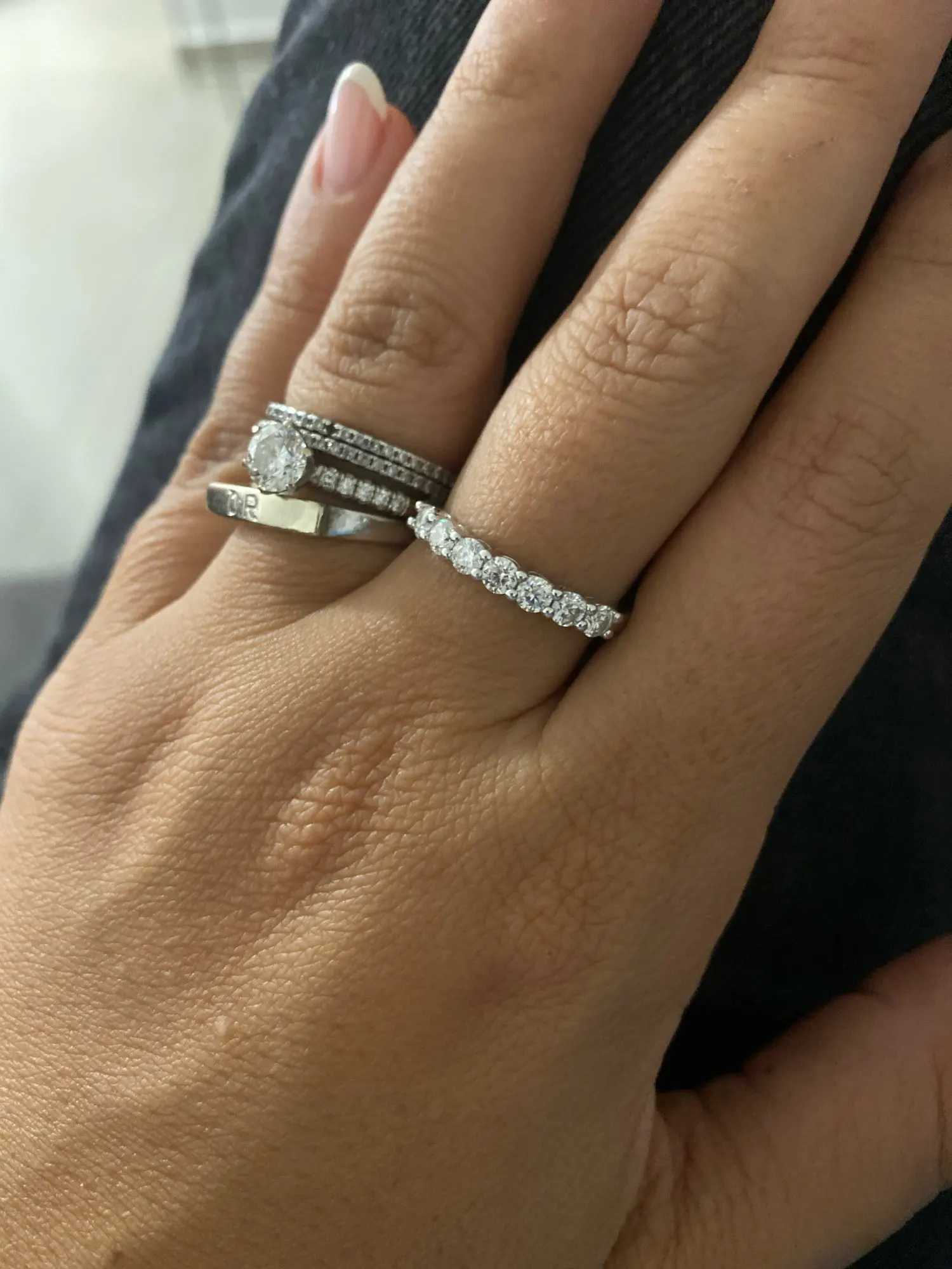 "Aurelia" Gold Moissanite Ring