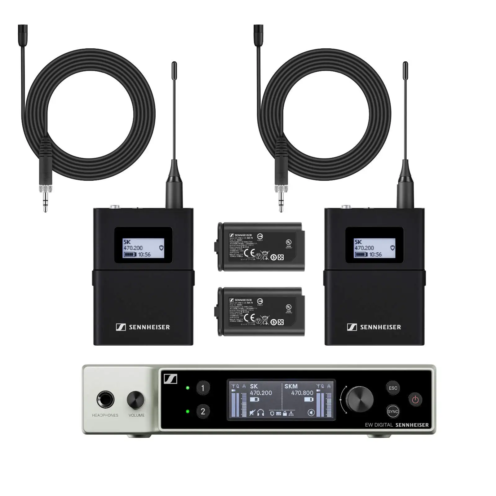 

HOT SALES Sennheiser EW-DX MKE 2 Set – Wireless Lapel Mic System