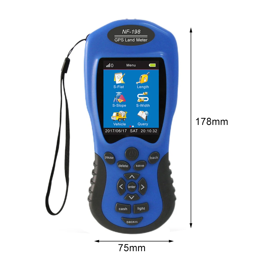 NOYAFA NF-198 GPS Mu Meter Survey Equipment Land Meter Device Farm Land Surveying And Mapping Area Measurement Tool Land Survey Tool