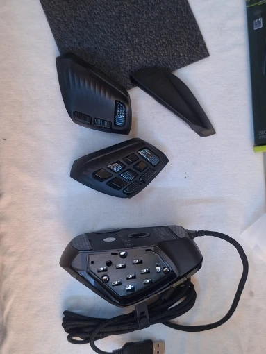 SOLAKAKA SM809 Wired RGB Gaming Mouse 22800 DPI MMO photo review