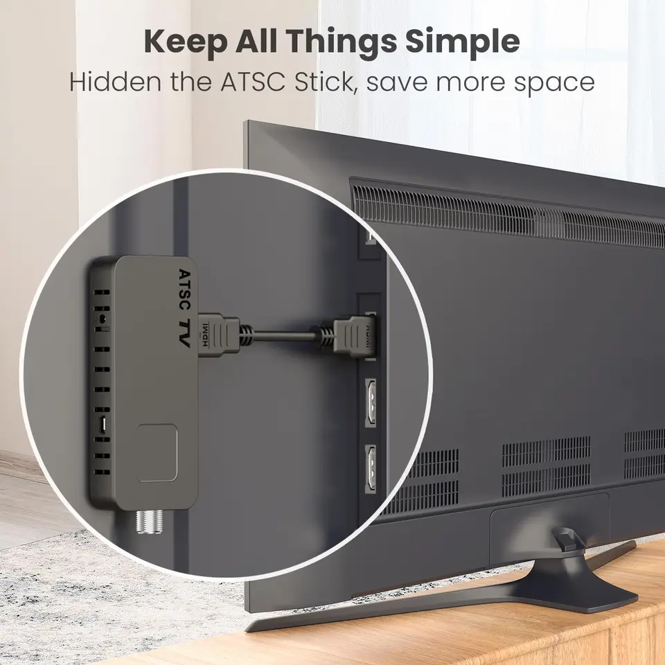 Korea ATSC Mini Digital TV Converter Box HD