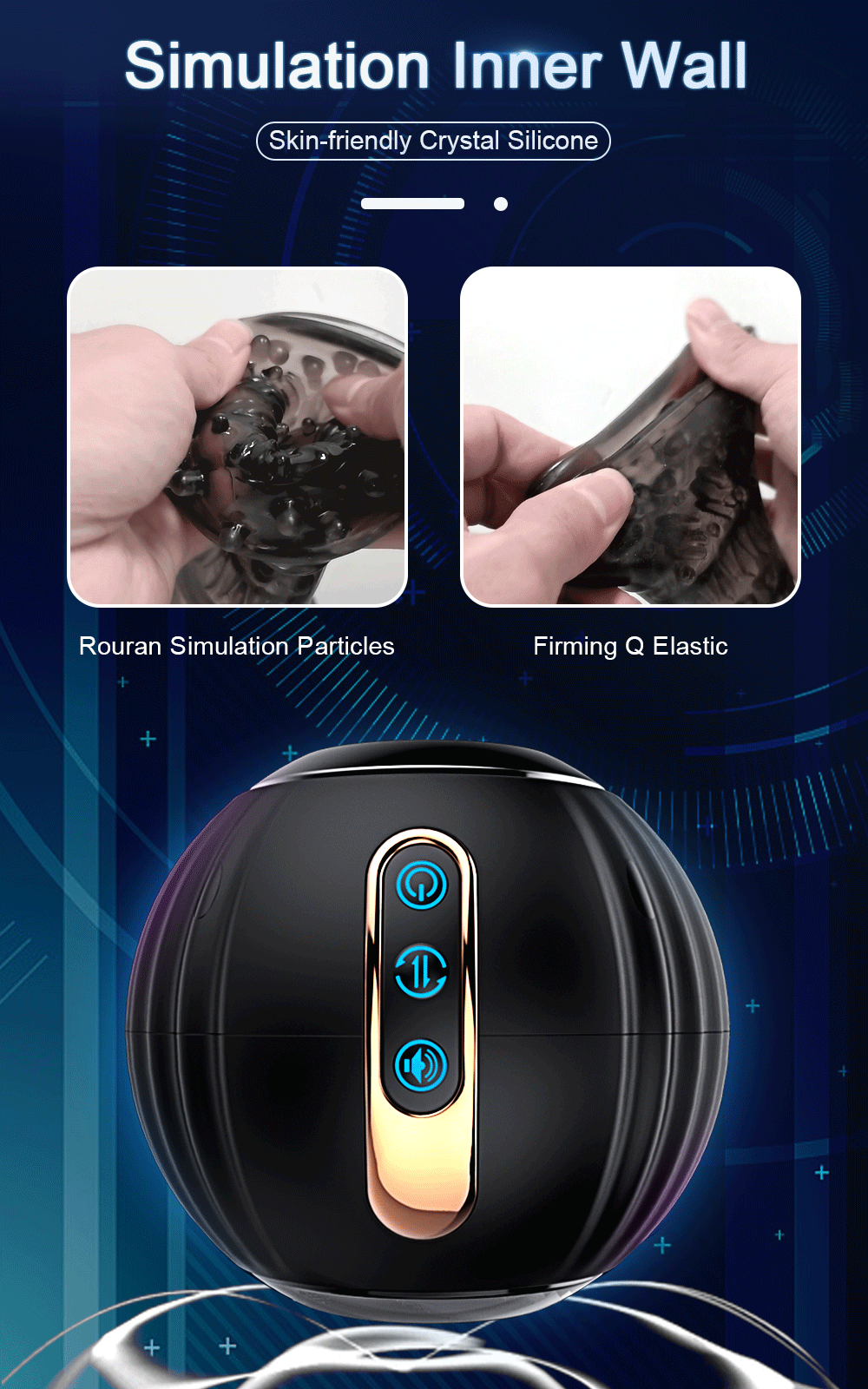 Automatischer männlicher Masturbator, Teleskop-Rotations-Masturbationskolben, Mastubator-Ausrüstung, Waren für Erwachsene_voghion.com