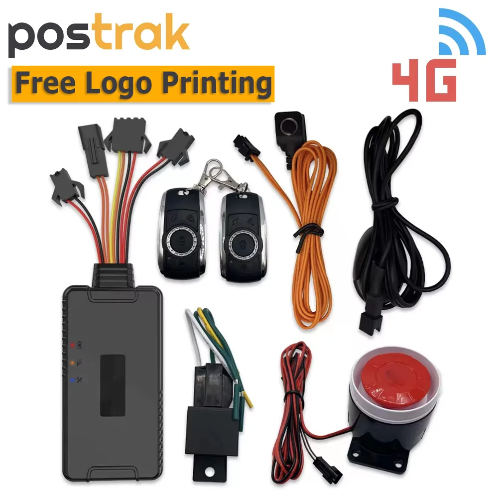 4G+2G GPS Tracker with Remote Control Engine Kill 2 Way Speaking Voice Monitoring Realtime Location Tracking and Alarm Siren