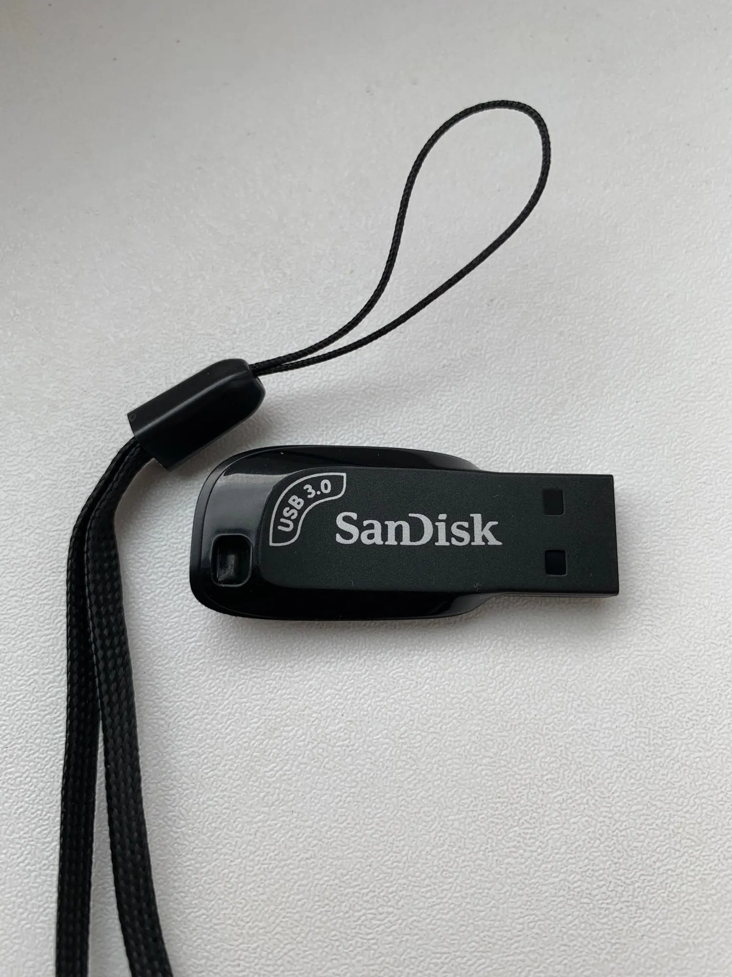 SanDisk USB 3.0 Flash Disk 128GB 64GB 32GB Mini Key Pendrive With Lanyard Black Flash Drive Memory Stick For Computer
