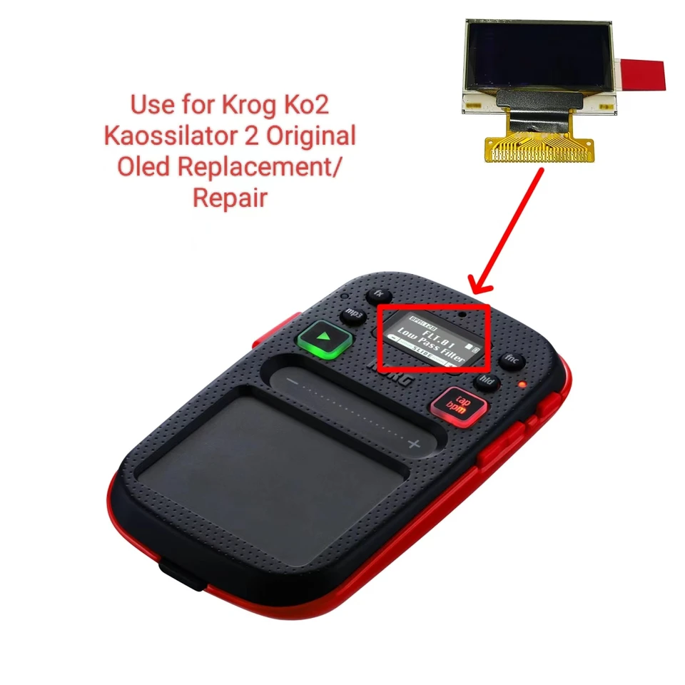 New Original Screen Oled Lcd Display for Krog Mini Kaoss Pad 2