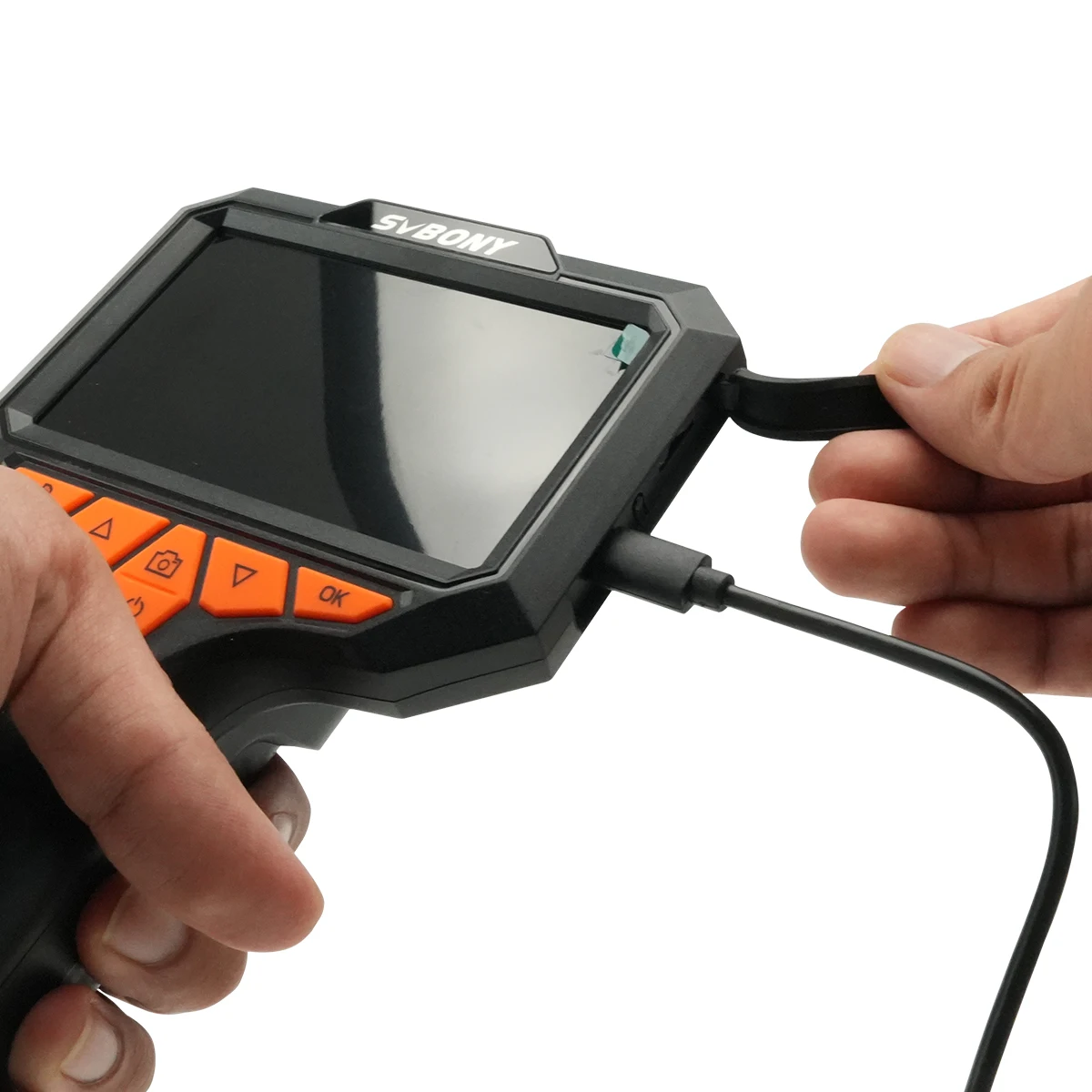 SVBONY SM501 Industrial Endoscope 4.3-inch IPS Display Screen Borescope Semi-rigid cable Pipeline Mechanical Inspection mini endoscope camera