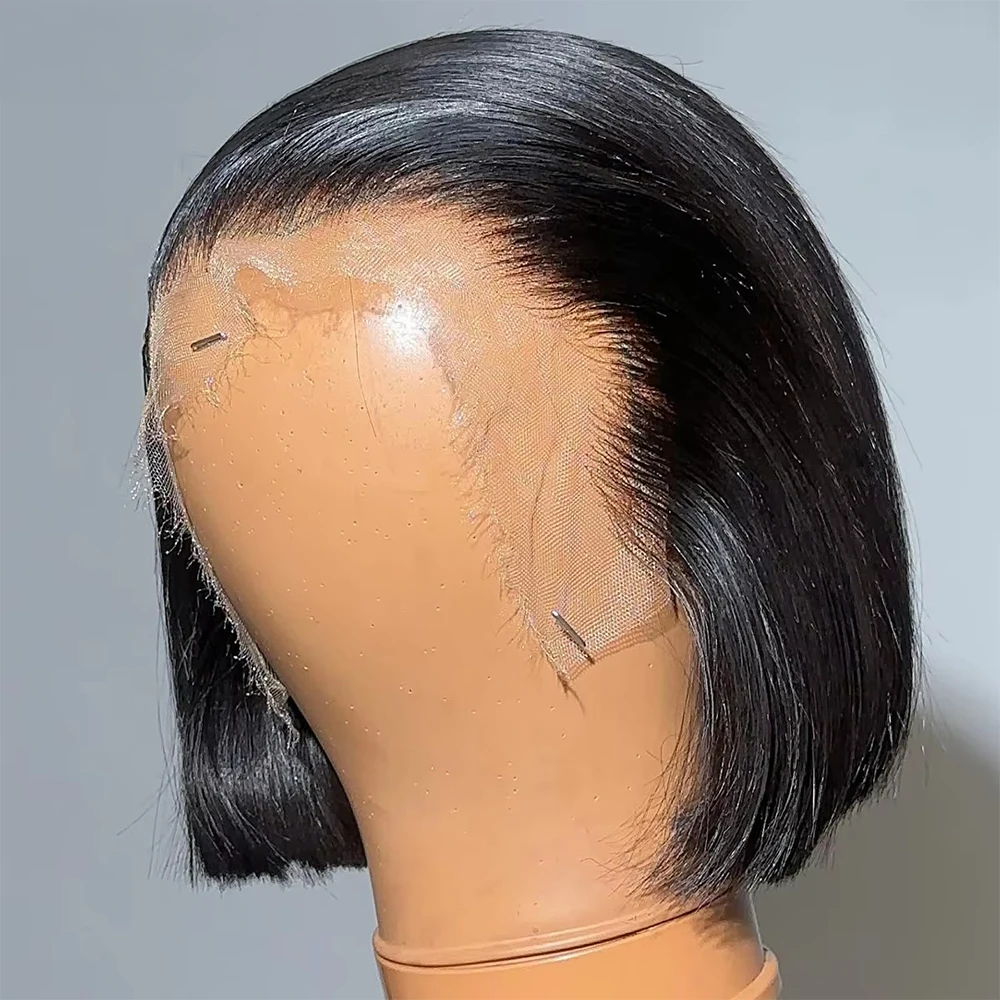 250% Perruques Dentelle Haute Densité Perruque Lisse Cheveux Humain Perruques Vietnamienne Original Perruque Livraison 3 Jours France Perruque Cheveux Humains 100% Cheveux Humains Full Lace Perruque 13×6 Transparent