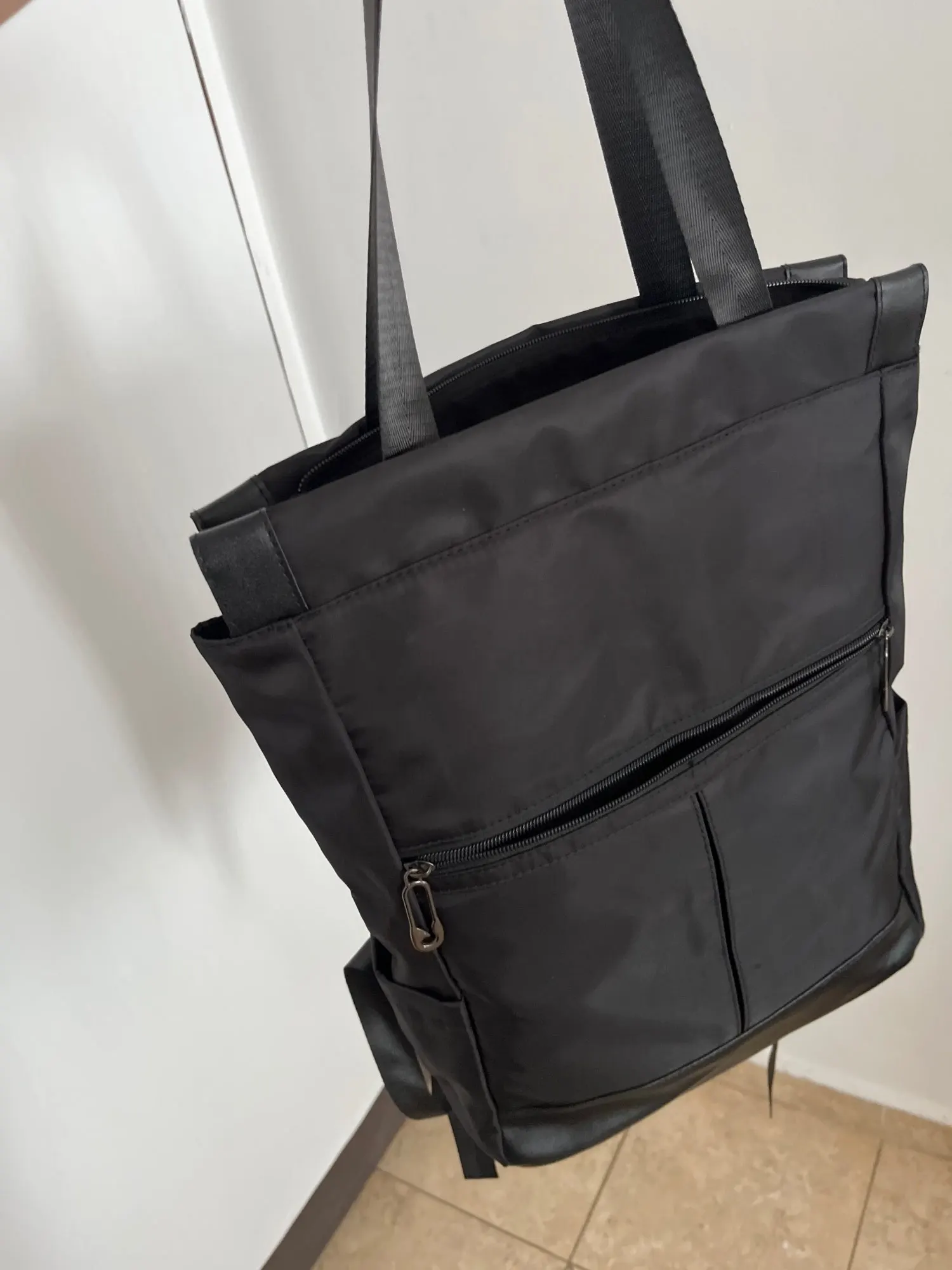 Sac à Dos Antivol Femme Oxford 3 en 1 Gris et Marron - Enora