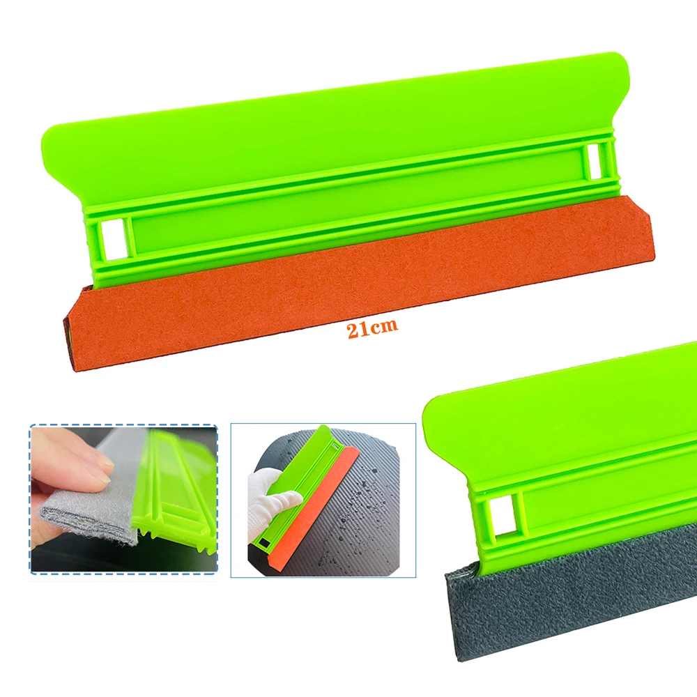 Car Accessories 21cm Carbon Film Vinyl Wrap Felt Squeegee No Scratch Scraper Cleaning Tools Window Tinting Glass Wash Tool TOFAR razor blade scraper car sticker remover vinyl squeegee window tinting squeegee window scraper tool automotive film tools window scraper razor blade scrapers car film scraper window tint squeegee