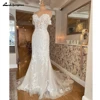 Lakshmigown Off-the-Shoulder Sweetheart Appliques Mermaid Wedding Dress Court Train Wedding Gowns for Bride Customized 3
