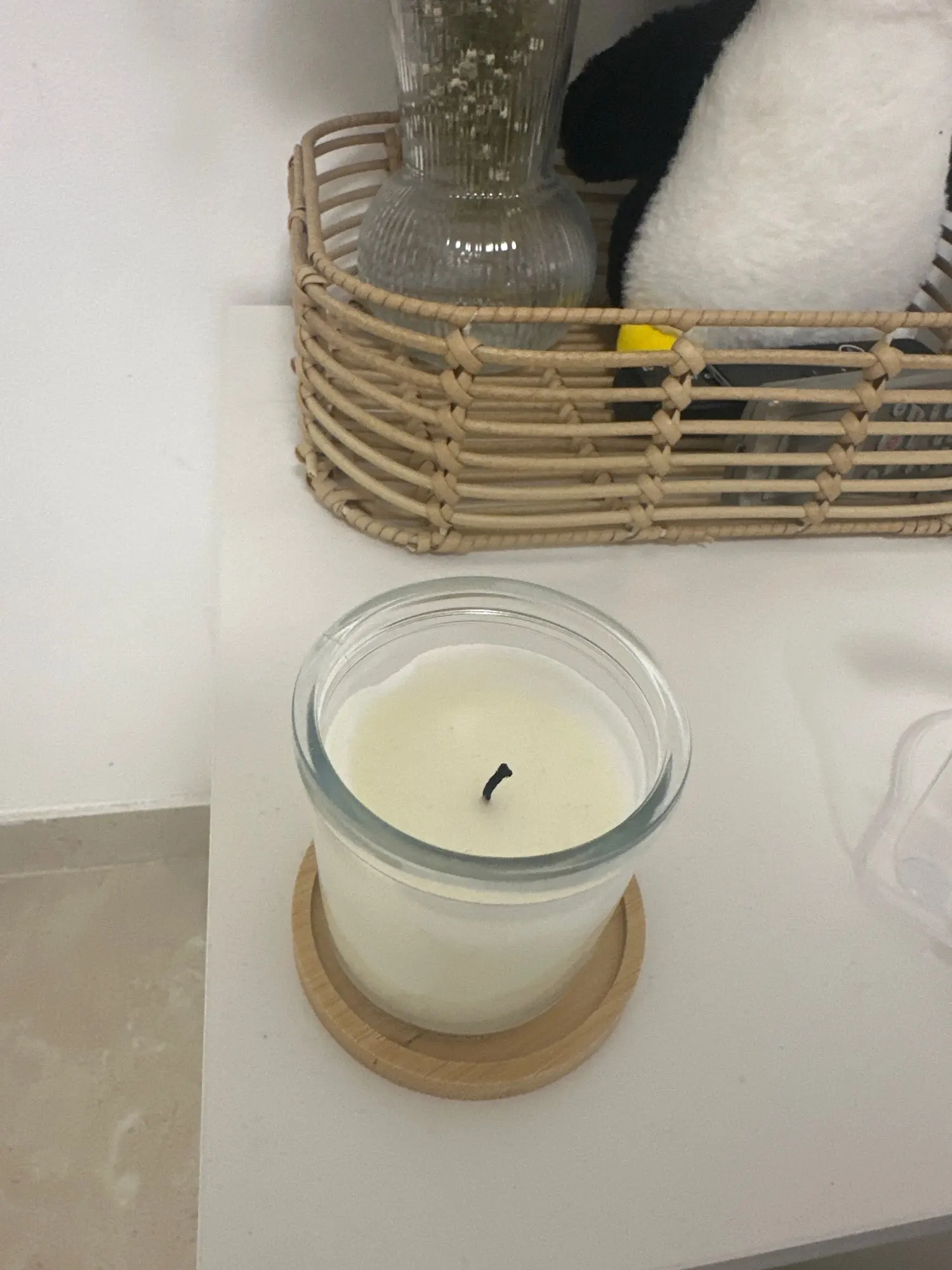 Plateau en bambou étanche pour diffuseur et huiles essentielles