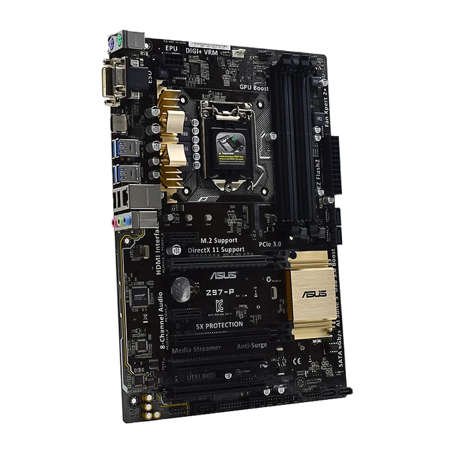 Asus Processor Memory Kit With Z97-p I7 4770 And Ddr3 8gb *2 Lga 1150 Kit Intel Z97 Sata Iii Hdmi Support Overclock - Motherboards - AliExpress