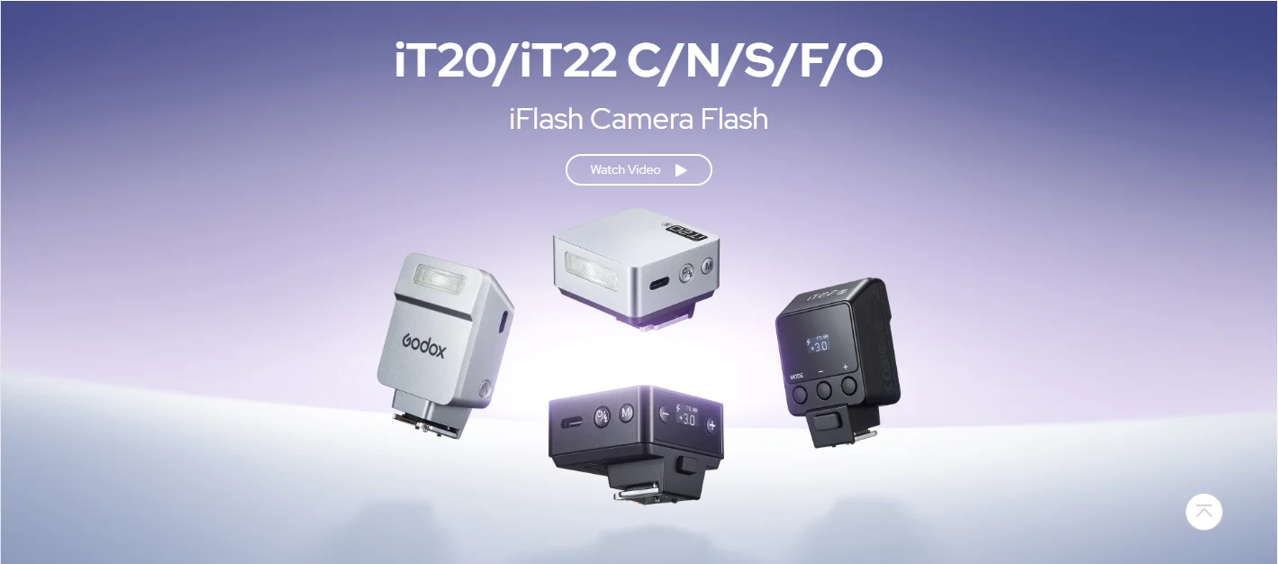 Godox iT30Pro iT20 iT22 C/N/S/F/O Touchscreen Pocket Flash TTL 2.4G Wireless Cam