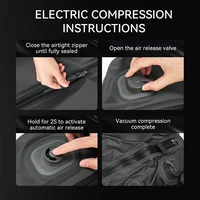 ReeYee Automatic Vacuum Storage Bags Jackets & Waterproof for Clothes 5