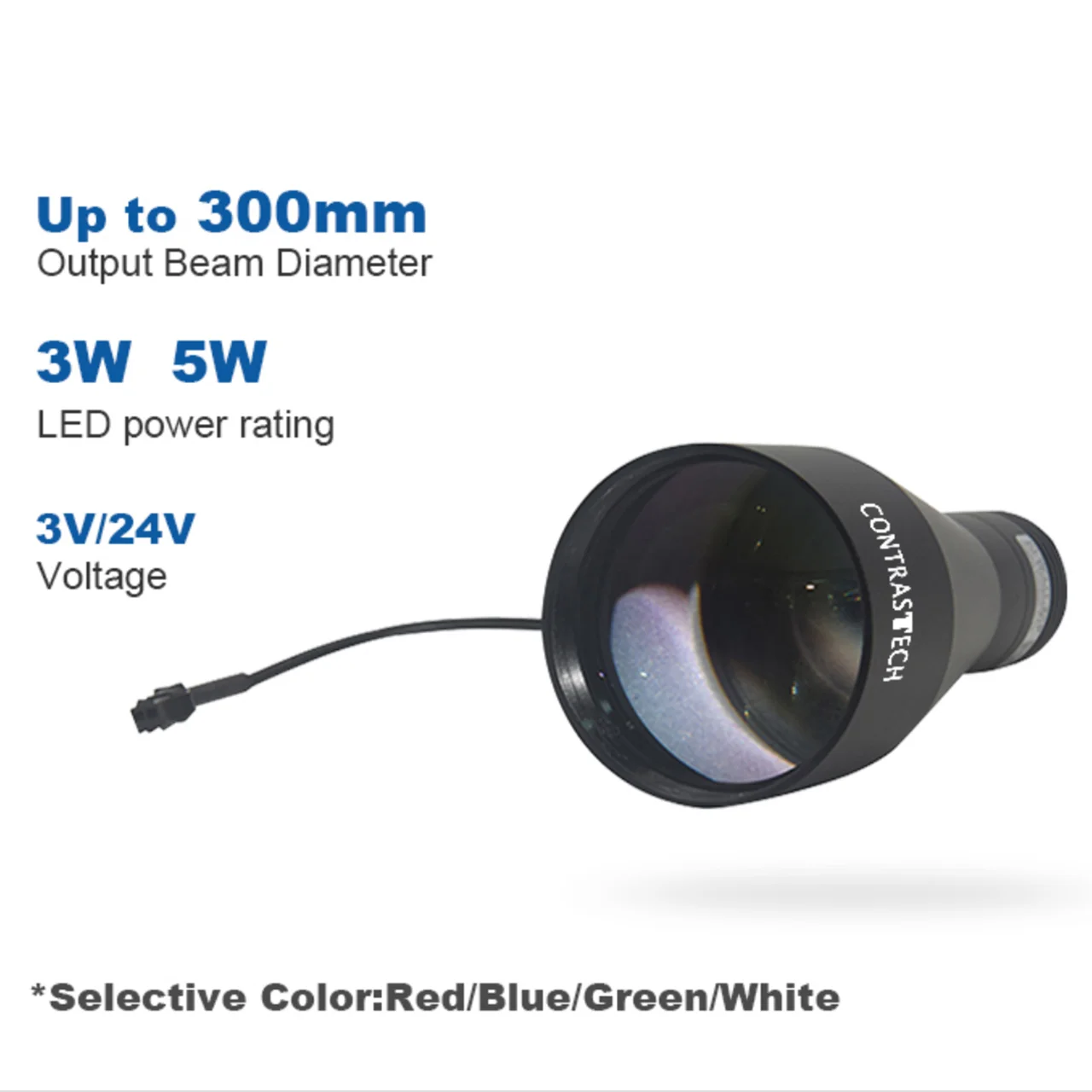 텔레센트릭 렌즈 LED 조명 직경 20mm 50mm 70mm 119mm 300mm 3W 6W 3V/24V 검사 카메라용 집광 렌즈 PBC 감지용 신제품