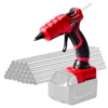 50W Cordless Hot Glue Gun for Milwaukee 18V Battery with 30pcs 7mm Sticks 30s Quick Preheat for Arts & Crafts & DIY (No Battery) 1