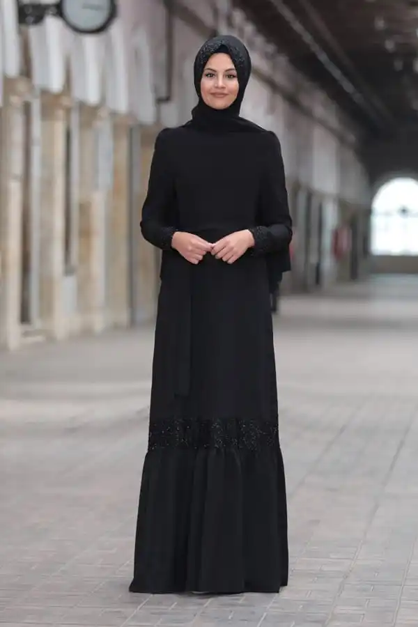 Buket Elbise big size large Kaftan Dubai Abaya turkey hijab muslim dress sets Islamic clothing suits Musulman Robe Femme abaya t