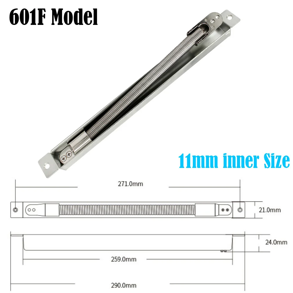 Metal Wire Pipe Springe Sleeve Cable Protector Door Loop Expose Mounting Protect