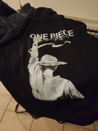 One Piece Luffy Zip-Up Hoodie – Anime Jacket with Back Graphic in Multiple Colors