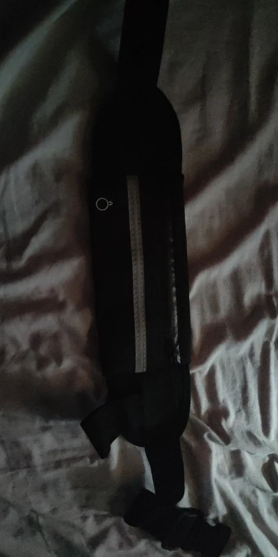 Pochete Esportiva cintura Preta porta celular garrafa utensílios para Corrida Preta photo review