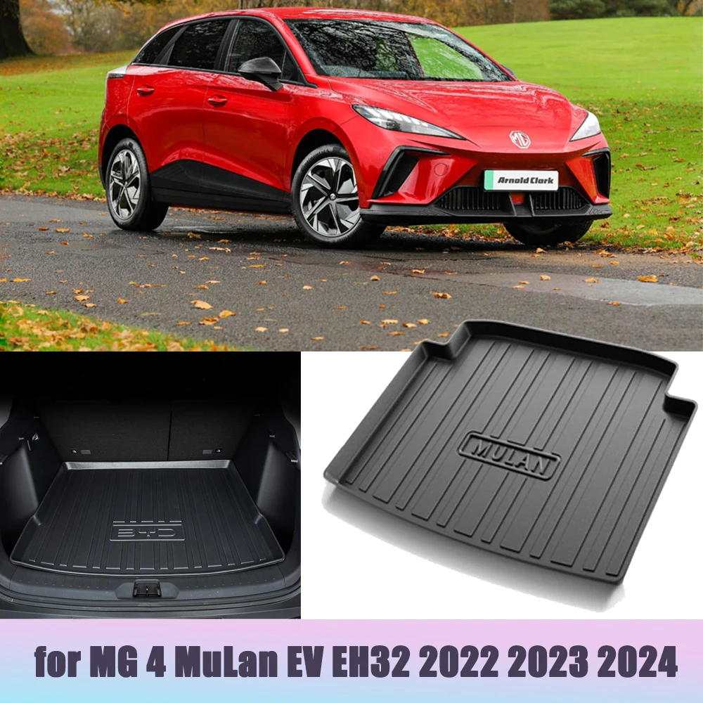 Carpet-Rubber-Car-Boot-Cargo-for-MG-4-MG4-MuLan-EV-EH32-2022-2023-2024 ...