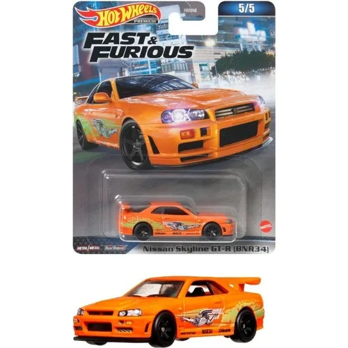 Hot Wheels Premium Fast and Furious Nissan Skyline Gt-R 1:64