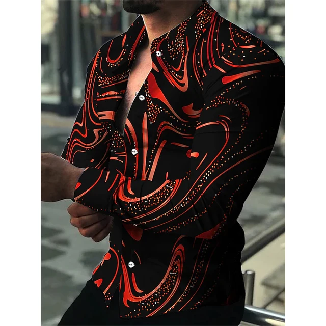 Luxury Shirt Designs Men | Mens Designer Shirt Luxury | Mens