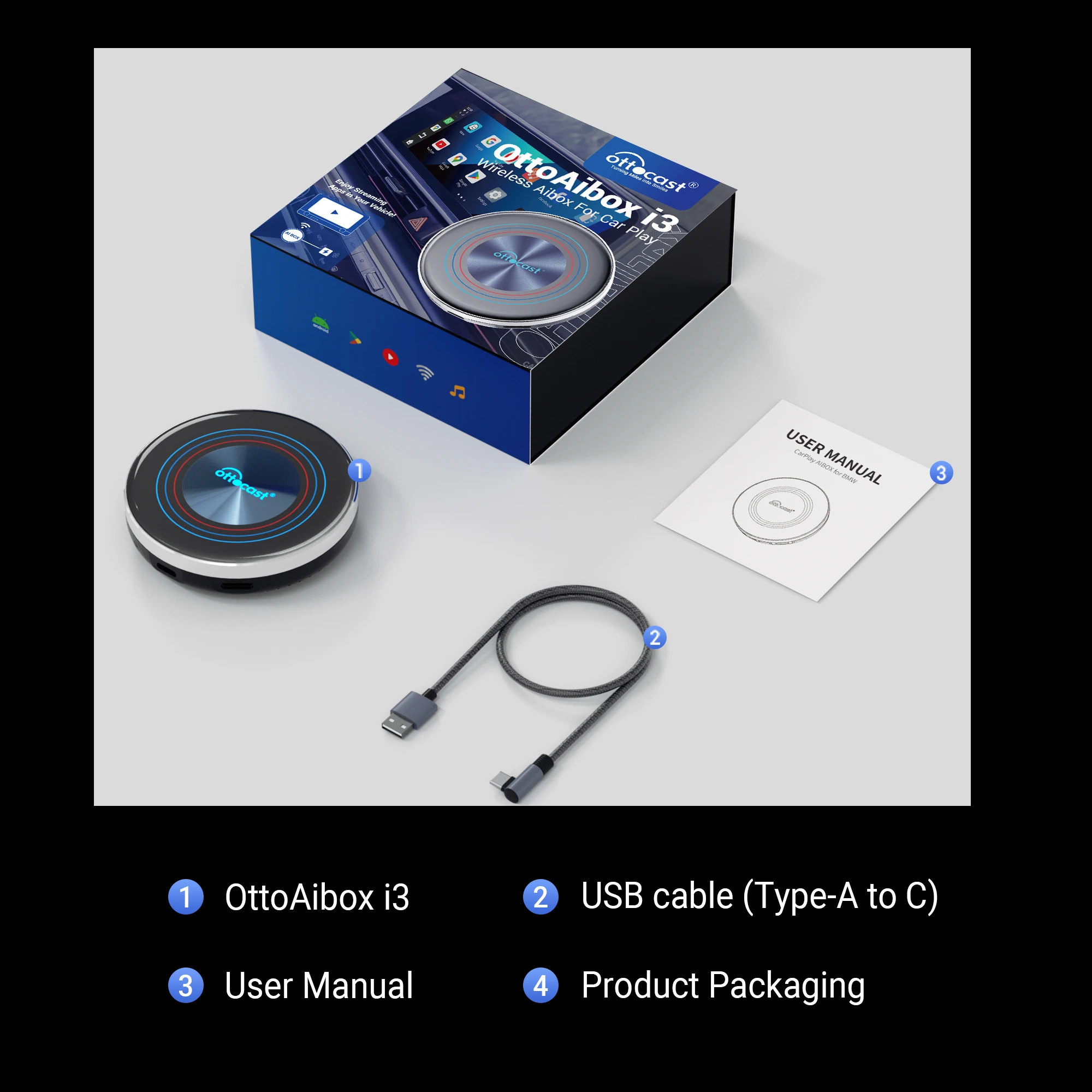 BMW対応 CarPlay Aibox OttoAibox i3 BMW CarPlay AI Box