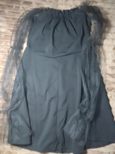 New 2025 Black Retro Dress Women Lace Chiffon Mini Dress Female High Street Sexy Korean Fashion Women Club Dress photo review