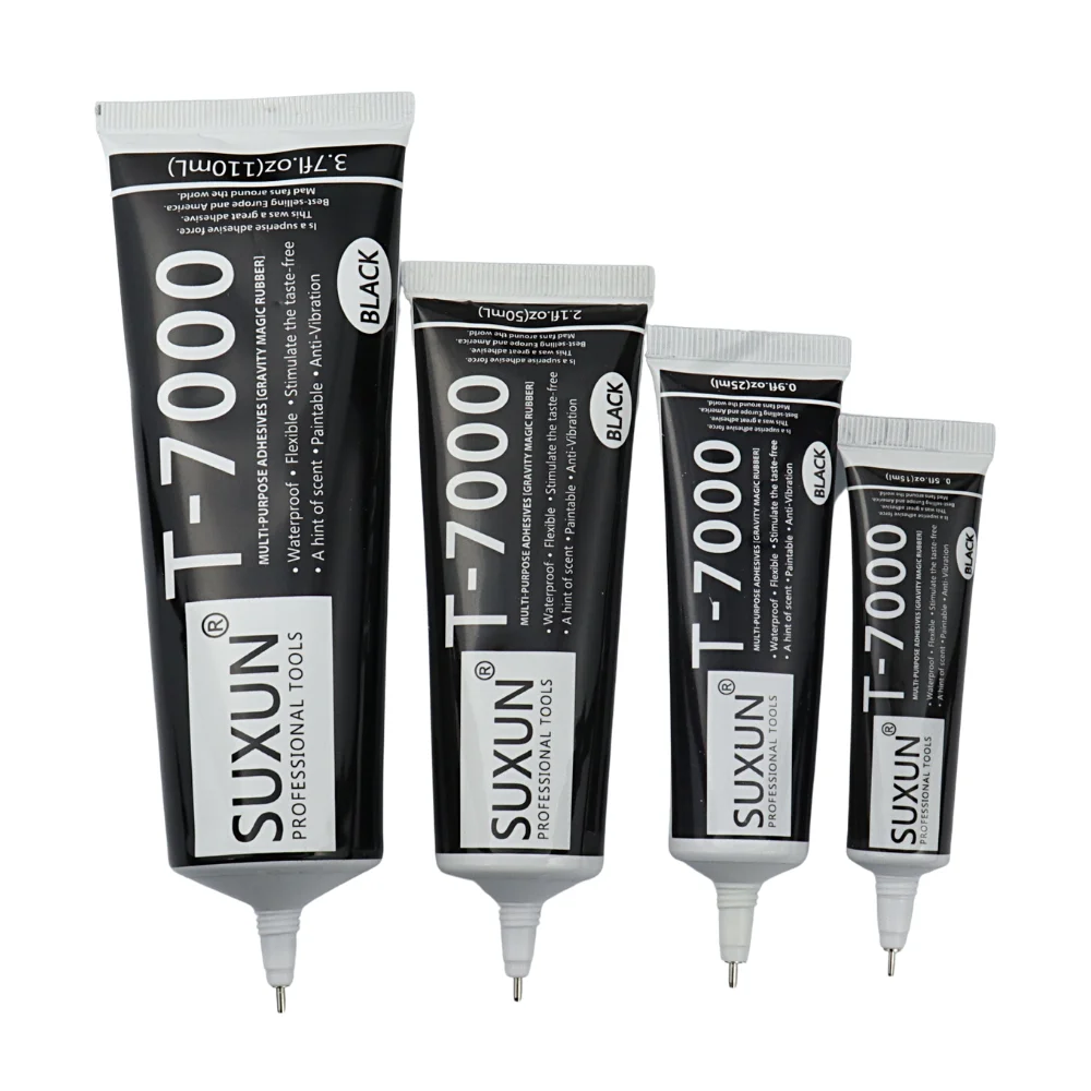 

Black Contact Phone Repair Adhesive Frame Battery Cover Glass Plastic Universal DIY Glue 15ML 25ML 50ML 110ML