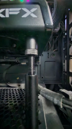 Aluminum GPU Holder Vertical Telescopic Rotating Stand Magnetic Bracket Video Card Holder Graphics Card Bracket Support 27-120mm photo review