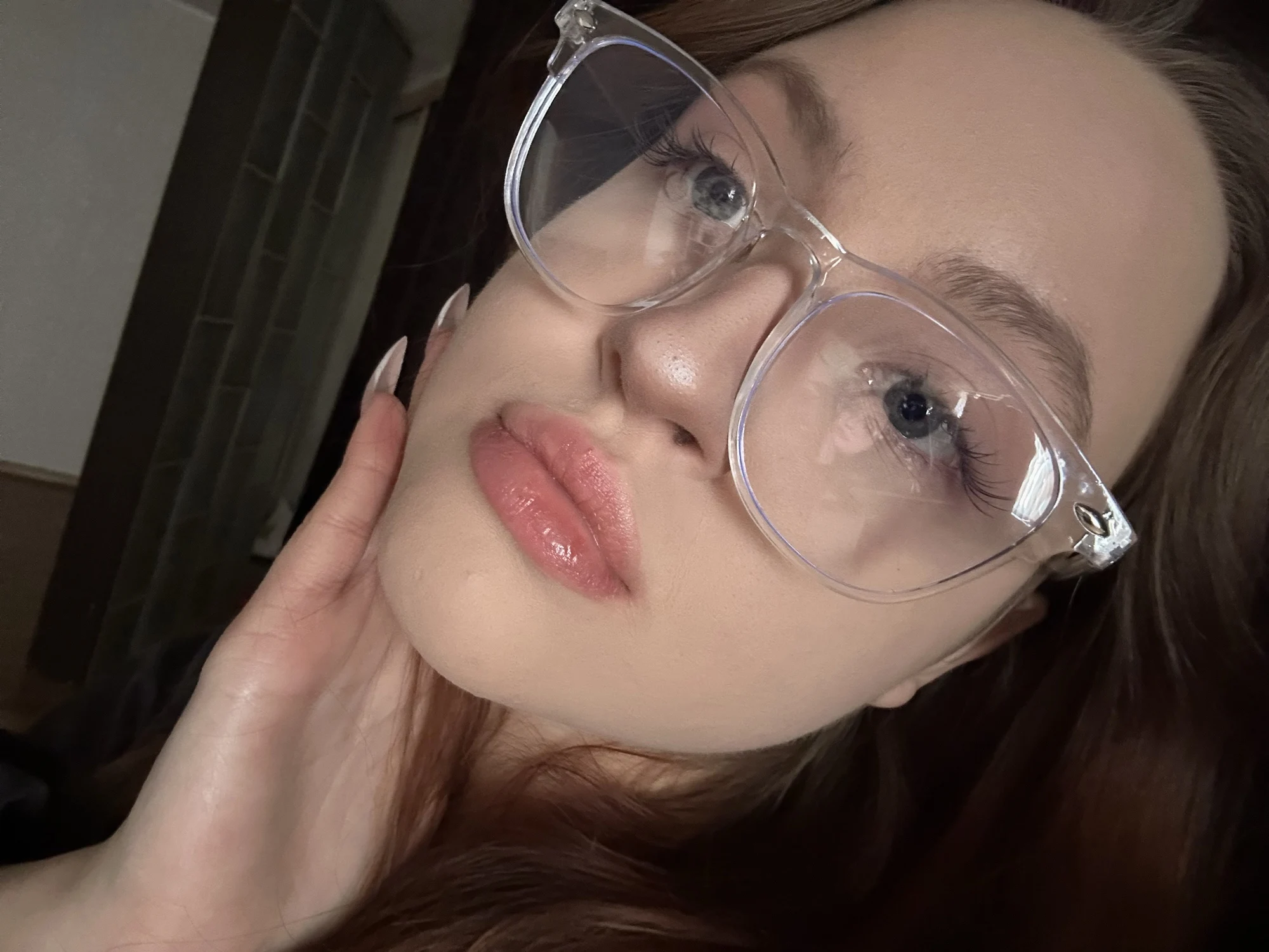 Transparent Computer Glasses Frame Women Men Anti Blue Light Round Eyewear Blocking Glasses Optical Spectacle Eyeglass photo review