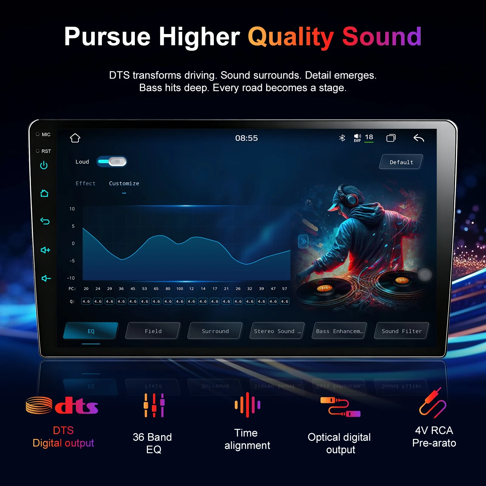 Radio Universal para coche de 9 y 10 pulgadas, CarPlay inalámbrico, Android, para VW, Fiat, Renault, Nissan, Peugeot, Ford, Hyundai, Kia, Honda, Toyota, Seat, pantalla táctil IPS, reproductor Multimedia 2 Din, navegación GPS, BT, 4G, WiFi, 8 núcleos, DSP, RDS 2