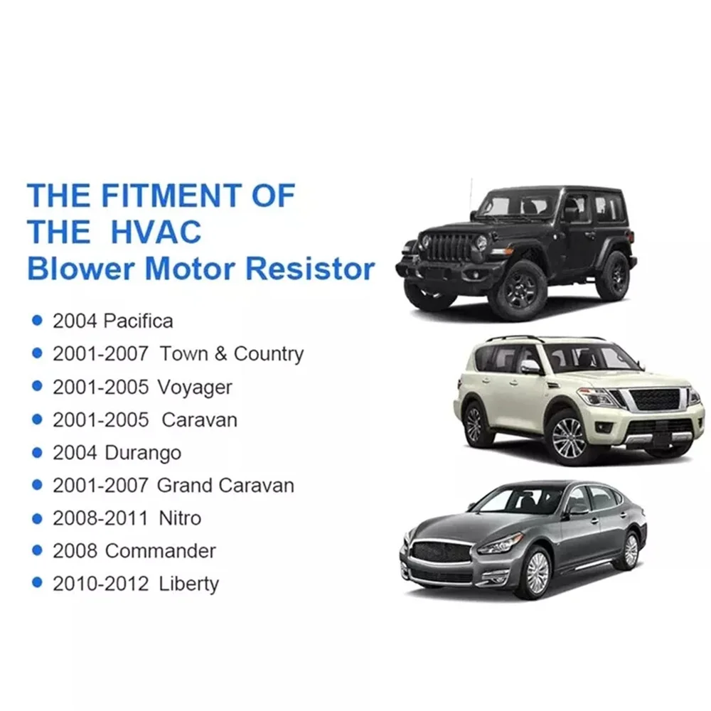HEATER RESISTOR 04885482AC FOR DODGE DURANGO CHARGER MAGNUM CARAVAN NITRO