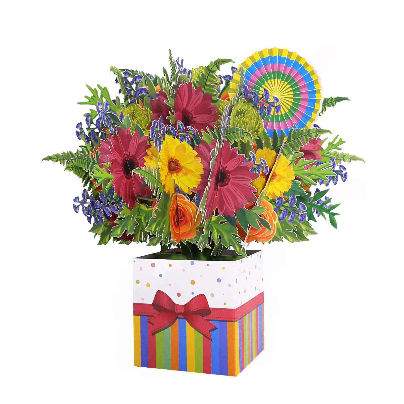 Gift for Birthday New Year Wedding Anniversary Get Well Sympathy 3D Pop Up  Greeting Card Brilliant Flower Bouquet| | - AliExpress