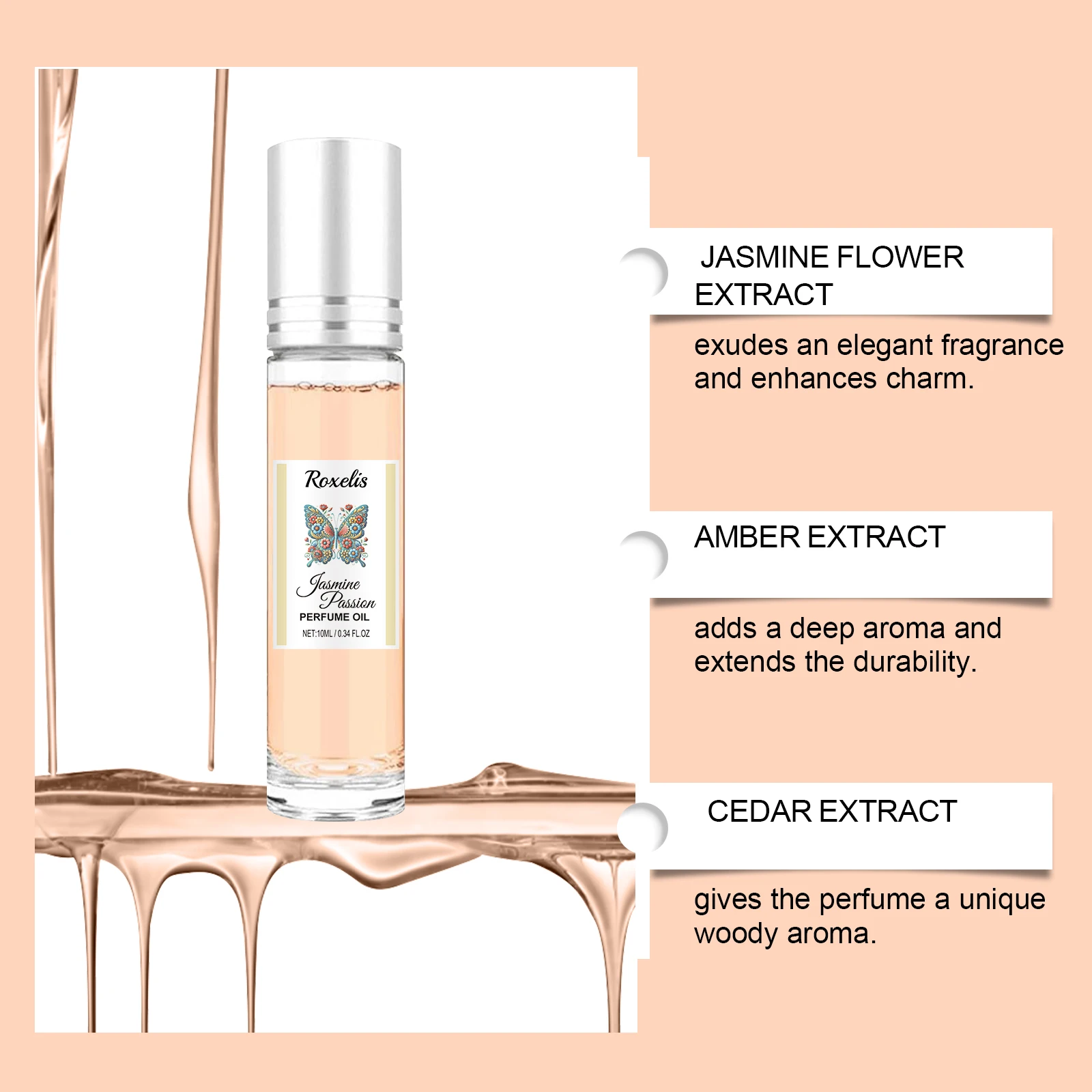 Roxelis Jasmine Eau De Cologne Long Lasting Charming Fragrance_voghion.com