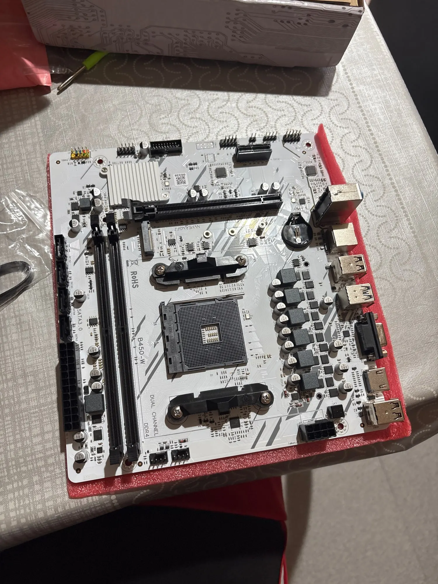 ZSUS B450 Motherboard Set Kit With Ryzen R5 5600 DDR4 1*16GB