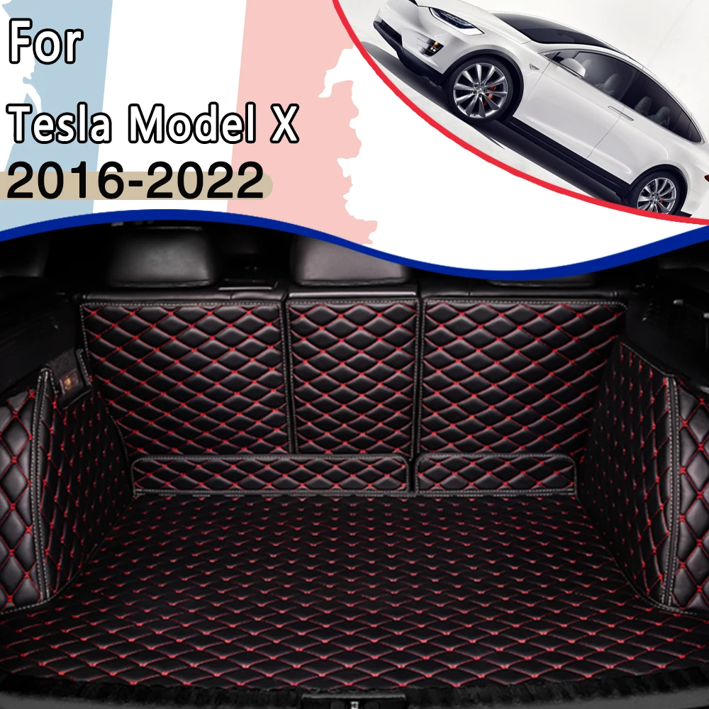 Tapis de rangement pour Coffre de Voiture, Protection étanche pour 6  sièges, pour Tesla modèle X 2015 ~ 2022, accessoires de Voiture - AliExpress