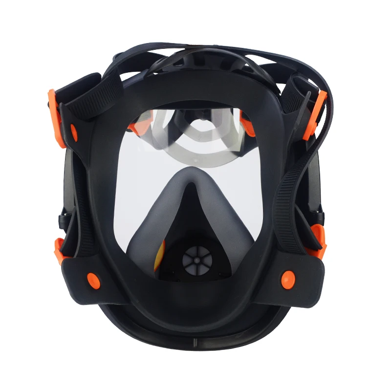 XYEHS Full Face Gas Dust Mask Respirator Mask Only Anti-Fog Polycarbonate Visor Facepiece Protector Super Wide Clear Vision