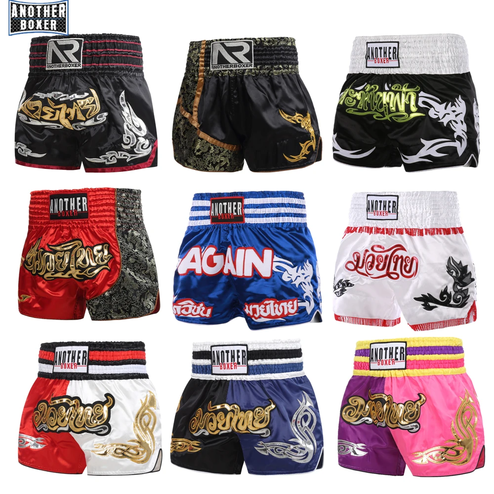Boxing Shorts Men Kids Short Muay Thai Quick-dry Kickboxing Shorts Fight Grappling Women Sanda BJJ Pants