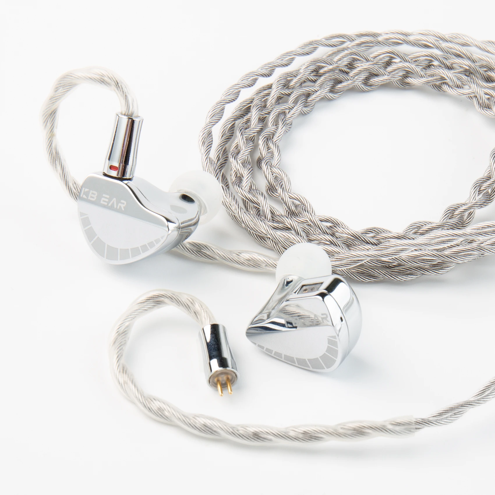 Kbear Chord 6n Grafeno e 4n Ofc Prata-plated Mixed Trançado Upgrade Cabo Mmcx Conector 2pin Fone de Ouvido Acessório - Image 3