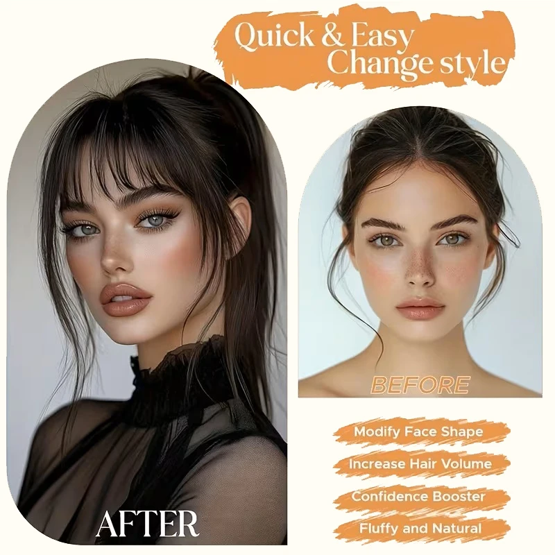 Curtain Bangs Human Hair