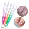 5Pcs Professional Nail Brush Double Head Painting Pen Dotting Tools Art Design Fake Nail Diy Drawing Brushes Manicure 1