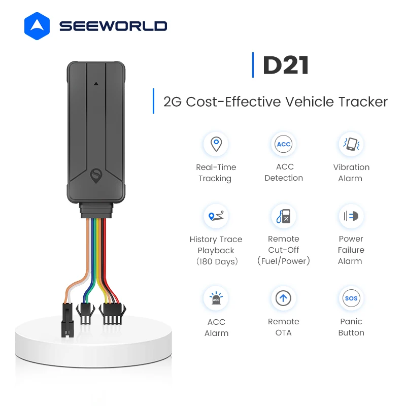2G GPS Locator D21 China Tracker Truck Fleet with SOS Emergency Key and Real Time Tracking